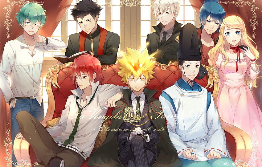 Anime, Jungs, Mafia, Katekyo Hitman REBORN! HD-Hintergrundbild
