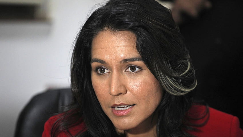 Tulsi Gabbard touts foreign policy credentials, when she can, during Democratic debate HD wallpaper
