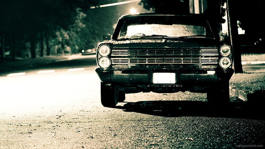Old Vintage Car. Black And White graphy. Cars, Black Classic Car HD wallpaper