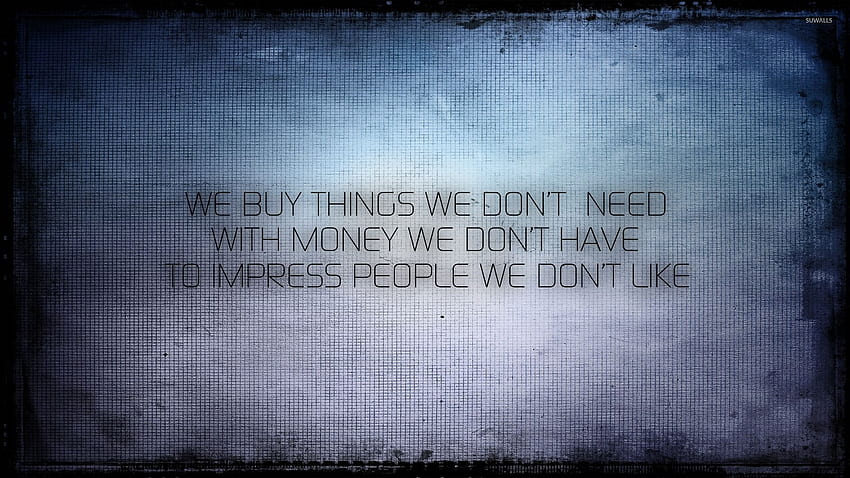 Fight Club quote - Quote, Fight Club Quotes HD wallpaper