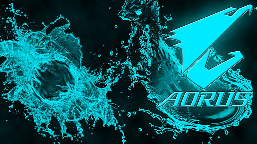 AORUS. Изборът на ентусиастите за компютърни игри и електронни спортове, лого на Aorus HD тапет