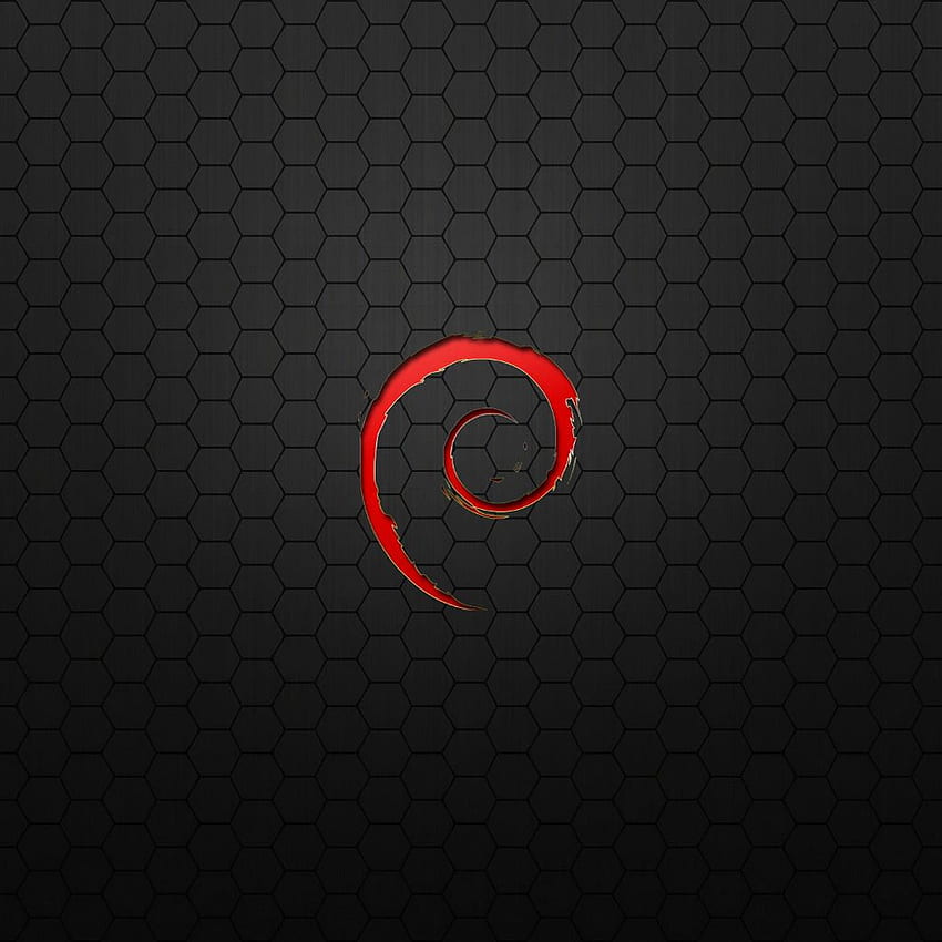 Computers - Debian Red Logo Metal Hex - iPad iPhone HD phone wallpaper