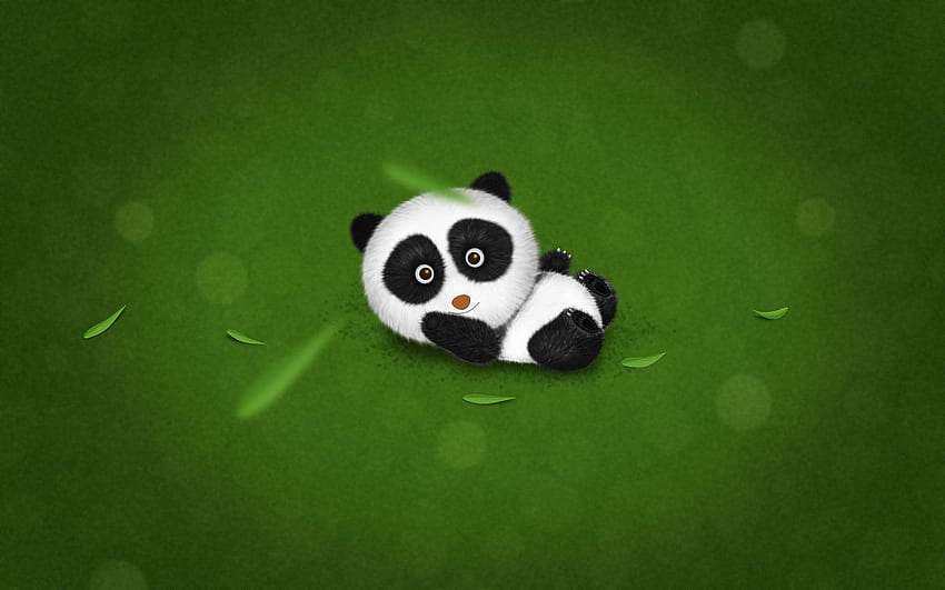 Cute Baby Panda, Small Cute Cartoon Panda HD wallpaper | Pxfuel