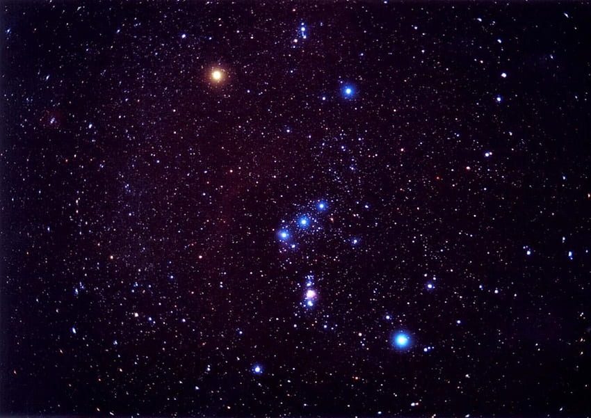Orión, constelación de Orión fondo de pantalla