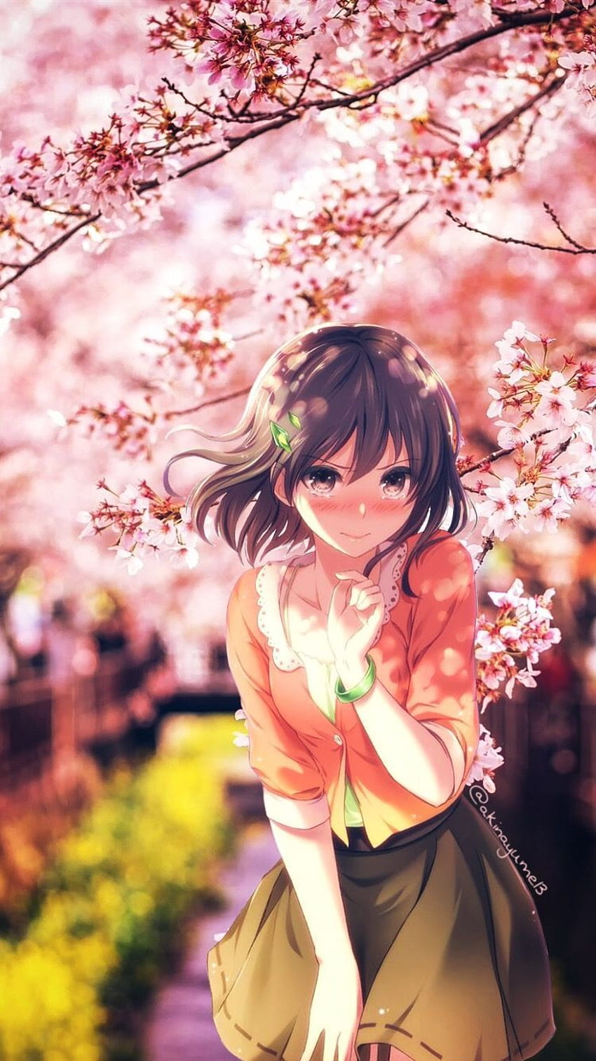 fille anime animegirl anime japon iphonewallpap, Japanese Girl Anime Fond d'écran de téléphone HD
