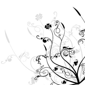 Premium Vector | Free vector line art and hand drawing flower art black and  white flat design simple flower