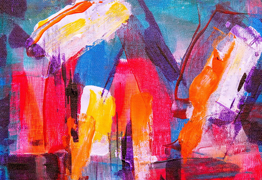 Tekstur • Lukisan Abstrak Warna-warni , ekspresionisme abstrak, cat akrilik • Untuk Anda Yang Terbaik Untuk & Seluler Wallpaper HD