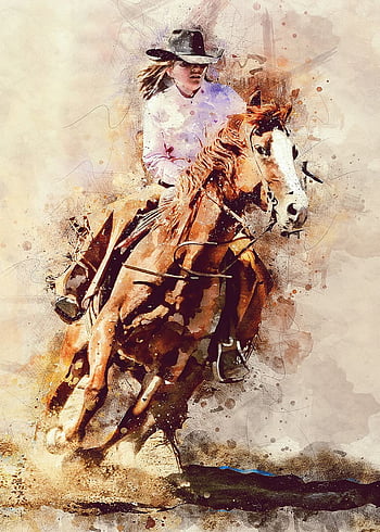Barrel Racing Cowgirl  Download HD Wallpapers and Free Images
