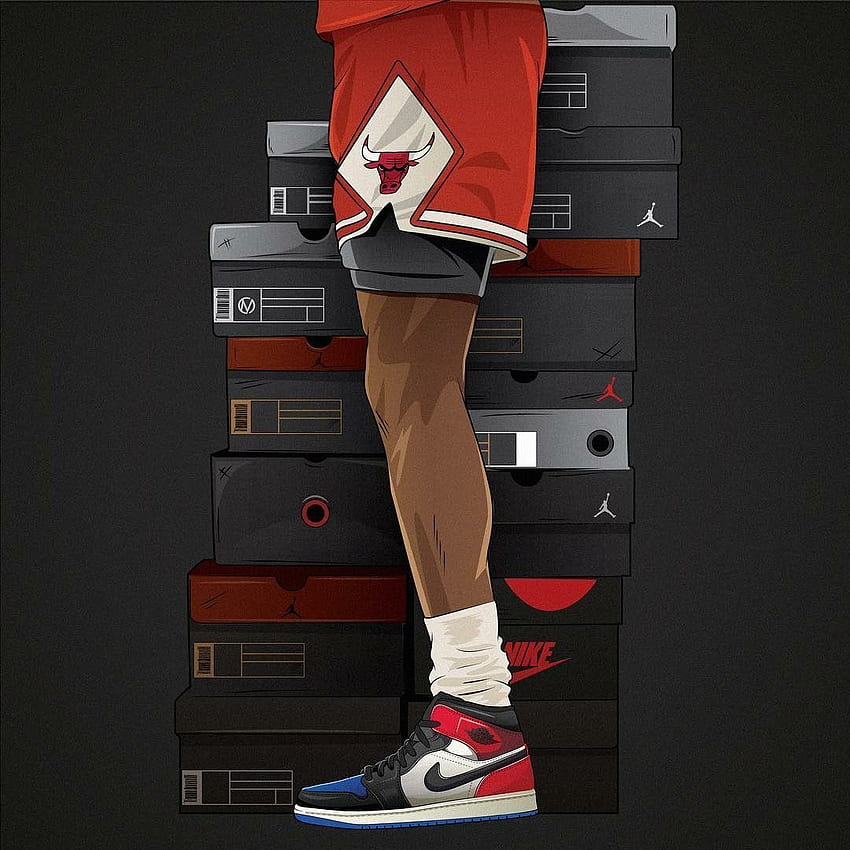Sneaker - Skate Shoe -, Sneaker Art HD phone wallpaper