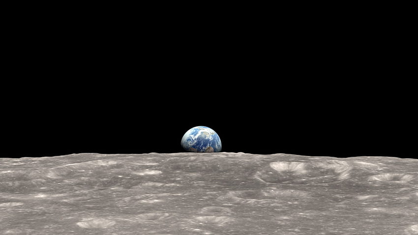 Earth From Space A Pale Blue Dot HD wallpaper