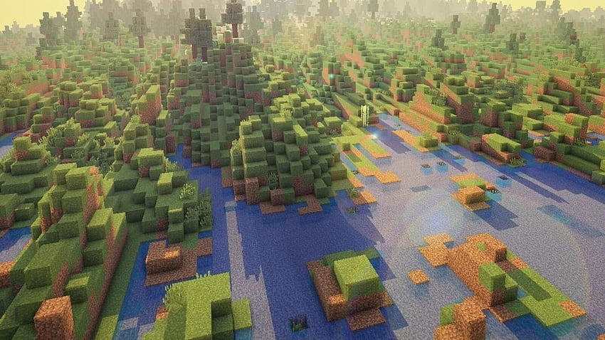 Notch ผู้ผลิต Minecraft ชี้แจง Mojang จะยุบวงในรายงาน 10 ปี Minecraft Plains วอลล์เปเปอร์ HD