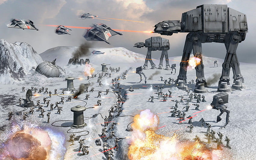 - Pertempuran Hoth Star Wars - Wallpaper HD
