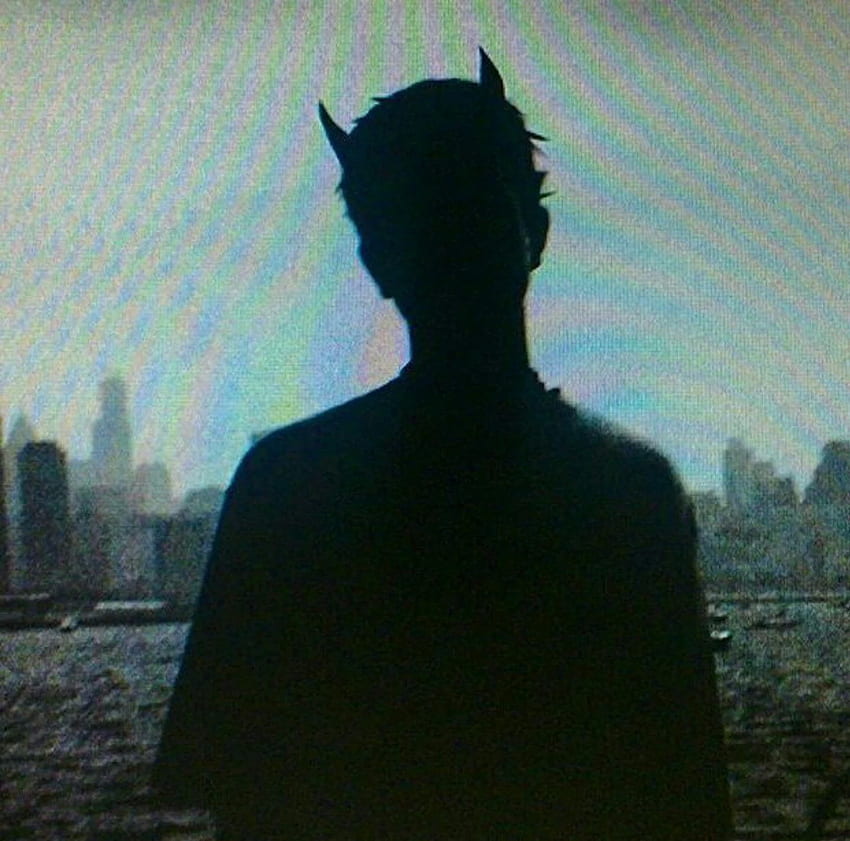 Ästhetische Dämonenjungen-Silhouette - Novocom.top, Devil Boy HD-Hintergrundbild