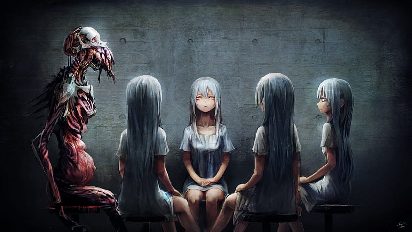 horror anime wallpaper