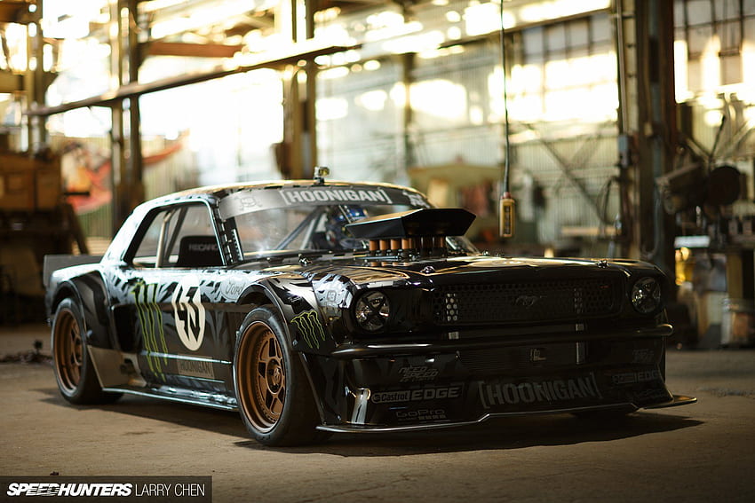 1965, Ford, Mustang, Hoonigan, Asd, Gymkhana seven, Drift, Hot, Rod, Rods, Muscle, Race, Racing, Monster, Energy, Hoonicorn / and Mobile Background, Mustang Drifting papel de parede HD