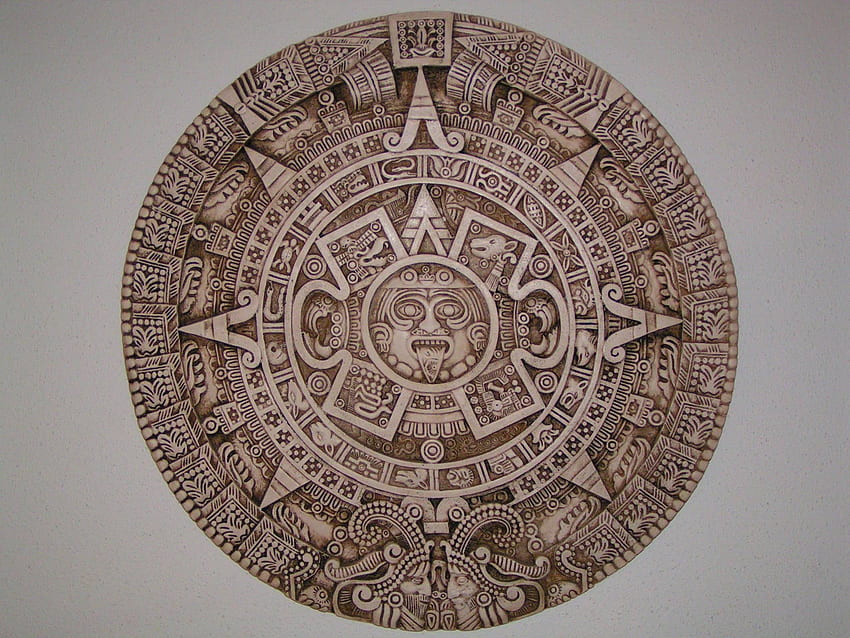 Aztec Calendar . reff, Mayan HD wallpaper