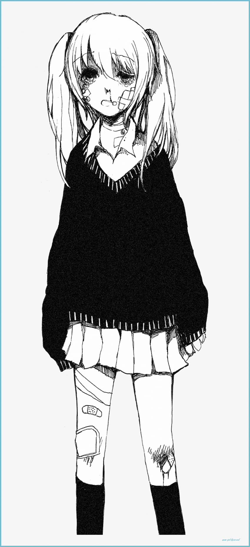 Transparent Anime Girl - Anime Girl Depressed Transparent - anime kız depresyon, Anime Depresyon HD telefon duvar kağıdı