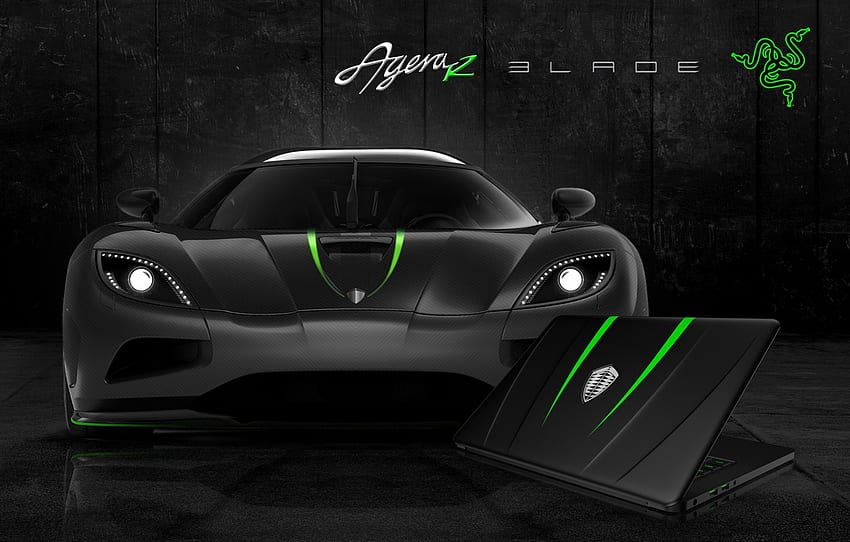 Auto, Vert, Noir, Blanc, , Hi Tech, Koenigsegg Agera RS Fond d'écran HD