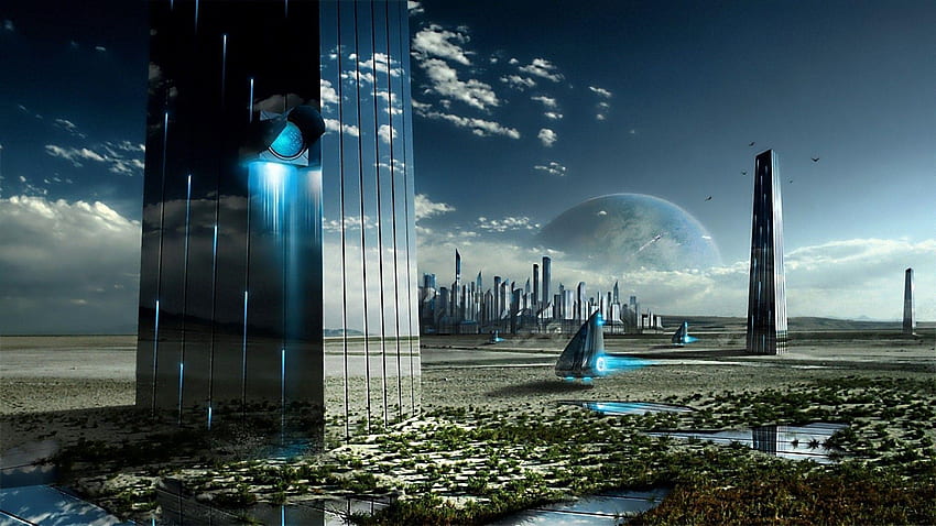 Future , Abstract Futuristic Cityscape HD wallpaper
