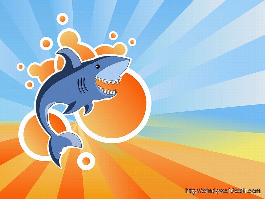 Funny cartoon shark HD wallpapers | Pxfuel