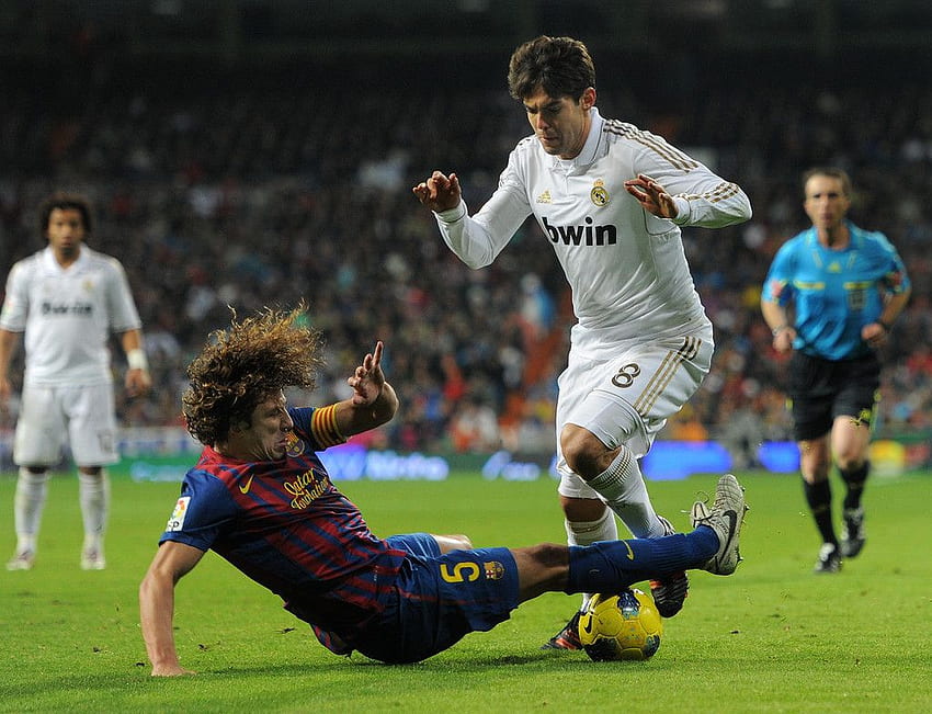 Carles Puyol Y Kaká Tream - Carles Puyol Vs Real - & Antecedentes fondo de pantalla