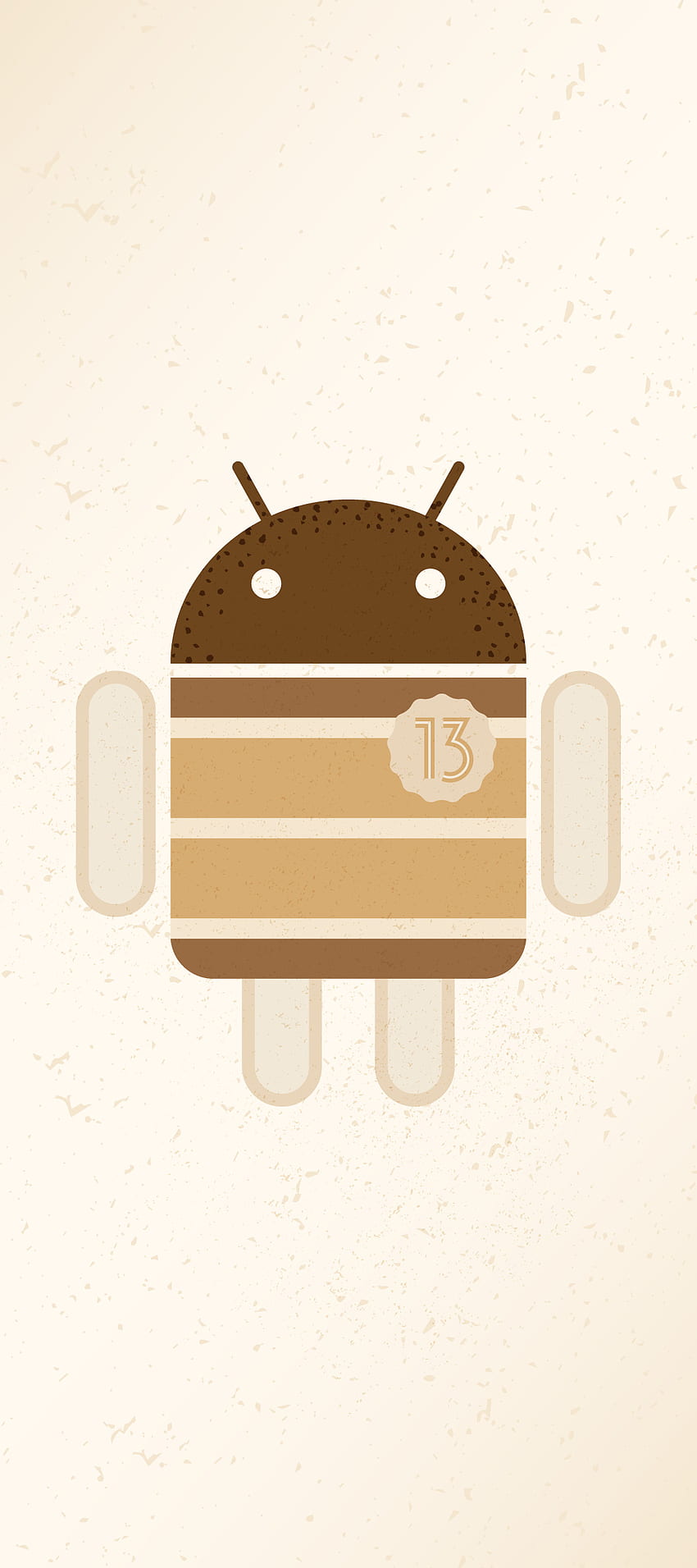 Android 13, Kunst, Schädling HD-Handy-Hintergrundbild