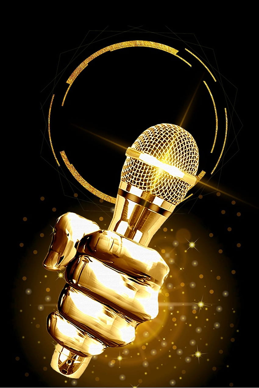 Design-Hintergrund für Mikrofon-Rede-Rede-Wettbewerb. Musik, Wettbewerbsdesign, digitale Grafikkunst, Mikrofon iPhone HD-Handy-Hintergrundbild