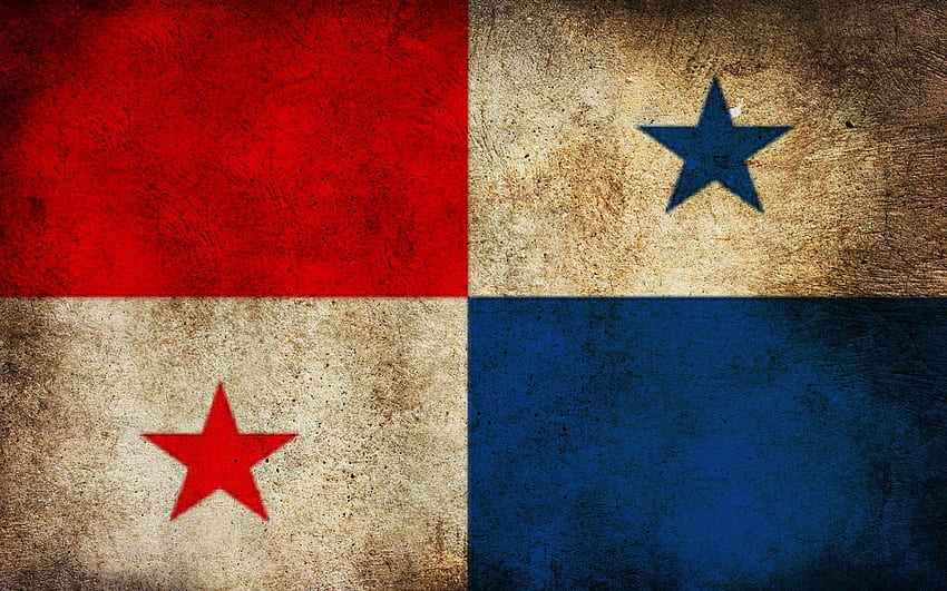 Panama Flag Mud Texture . CW's Flash HD wallpaper