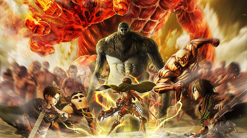 Attack on Titan Final Battle ความละเอียด 1440P, เกม, และพื้นหลัง, โปสเตอร์ Attack On Titan วอลล์เปเปอร์ HD