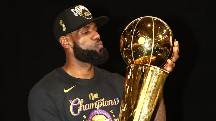 LeBron James Agrees New Two Year, $85m Contract Extension With Los Angeles Lakers. NBA News, LeBron James Championship HD wallpaper