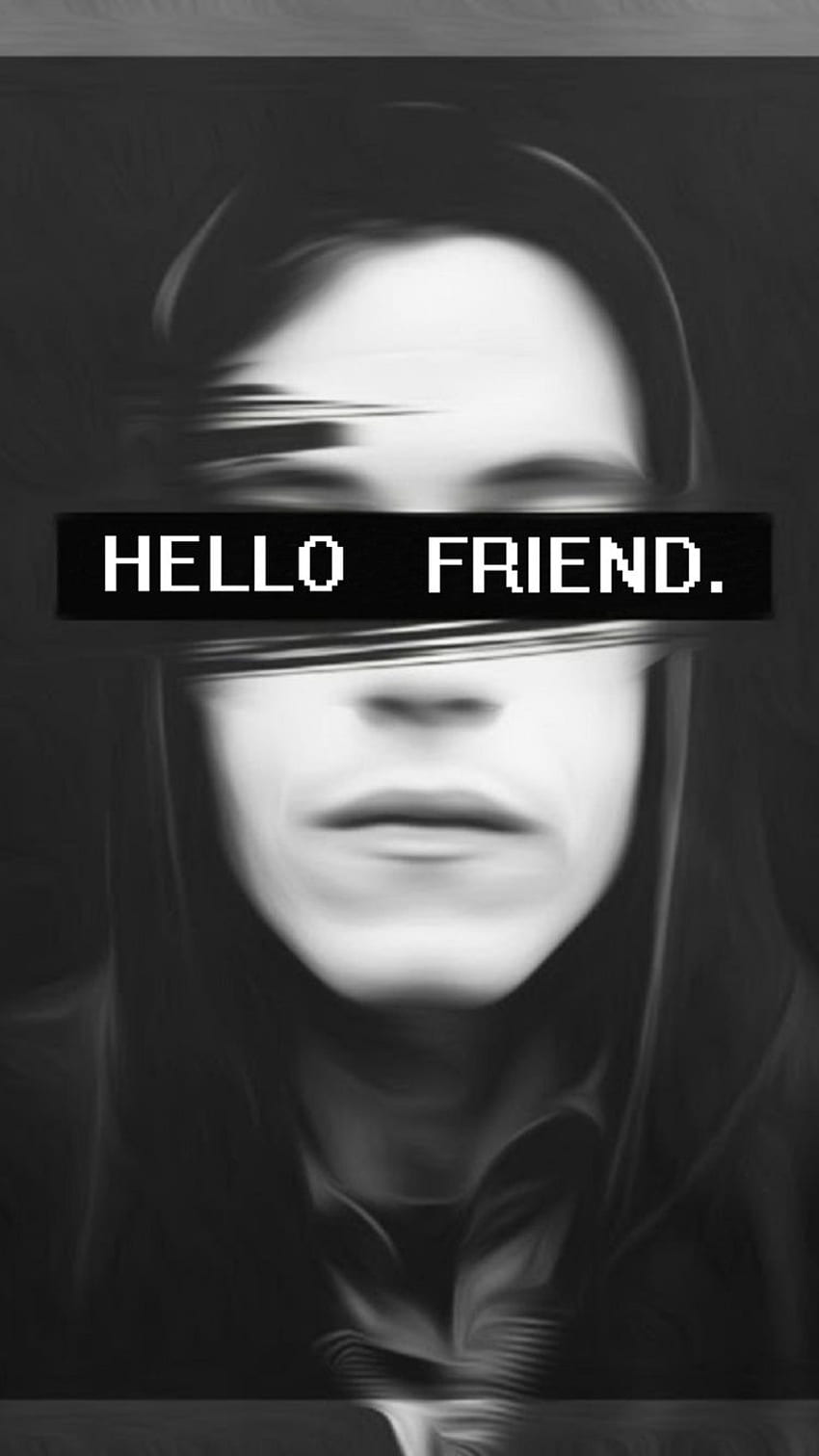 Hello Friend Mr Robot iPhone 6, iPhone 6S, iPhone 7 , , Background, and HD phone wallpaper