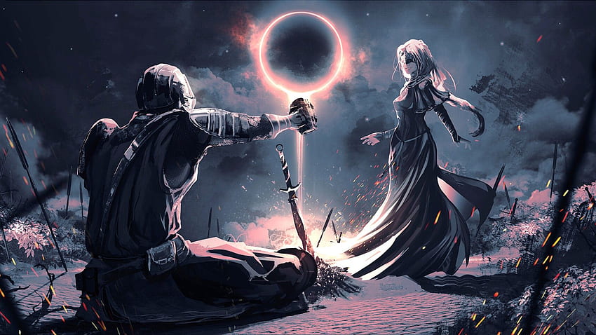 Dark Souls Fire Keeper-Spiele HD-Hintergrundbild