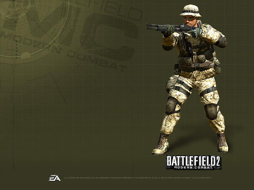 Battlefield-2 Modern Combat, Schießen, Videospiel, Soldat, Schlachtfeld, moderner Kampf, Abenteuer, Action, 3D, abstrakt, Spiel, Waffe HD-Hintergrundbild