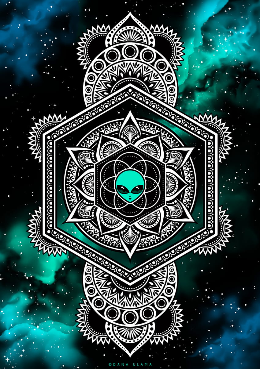 Trippy Art psychedelisch, Trippy Mandala HD-Handy-Hintergrundbild