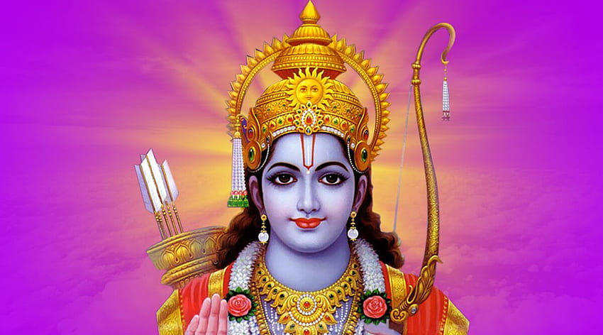 Shri Ram ve Çevrimiçi GIF'ler: Lord Rama, Ramji'nin Bu leriyle Ayodhya Ram Mandir Bhumi Pujan'ı Kutlayın HD duvar kağıdı