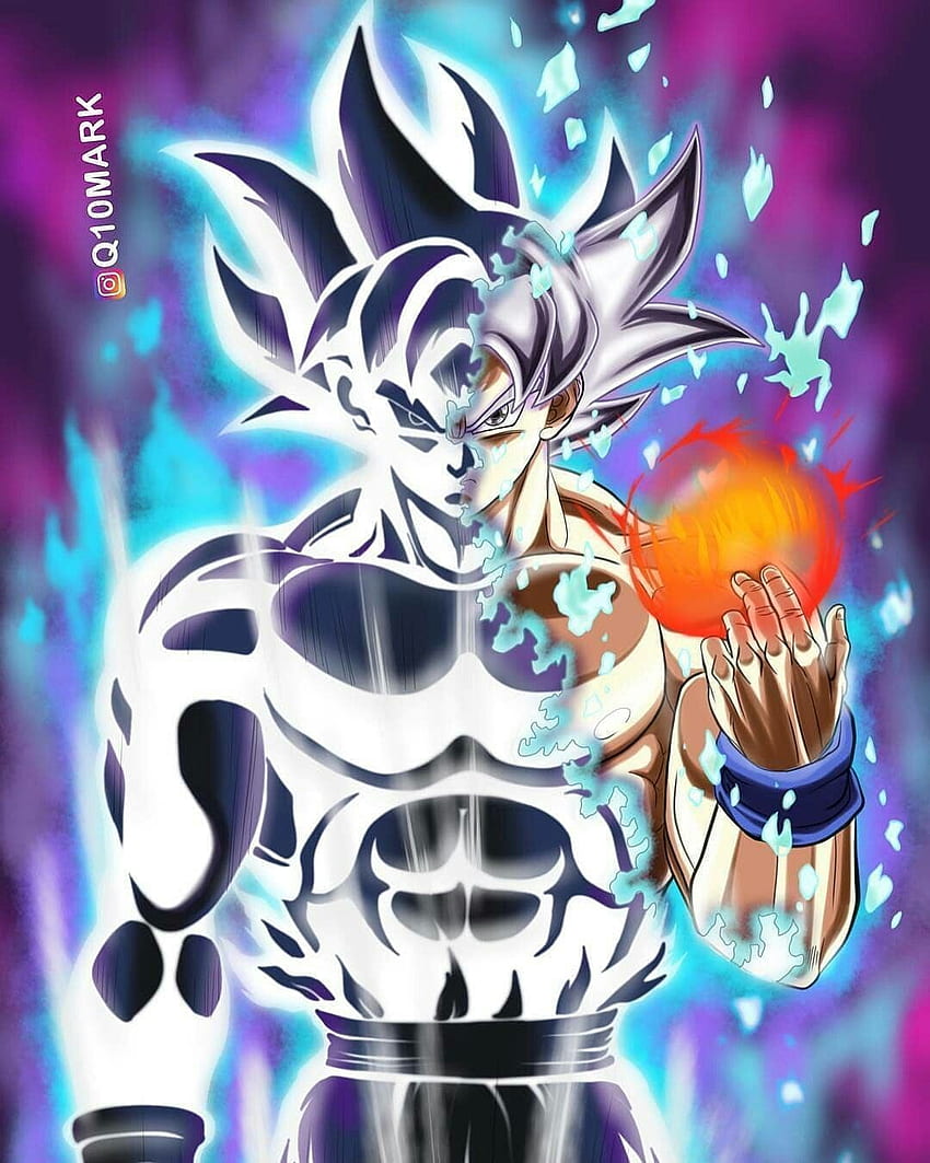 Dragon Ball Super Goku ultra instinct 3d wallpaper art