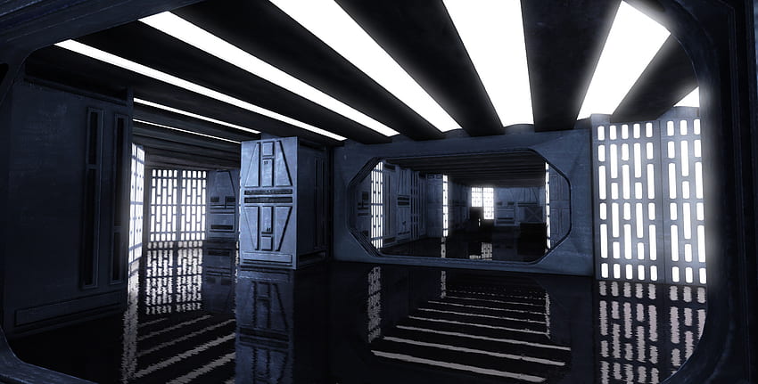 Hallway Star Wars Latar Belakang Death Star - Desain Saya, Death Star Interior Wallpaper HD