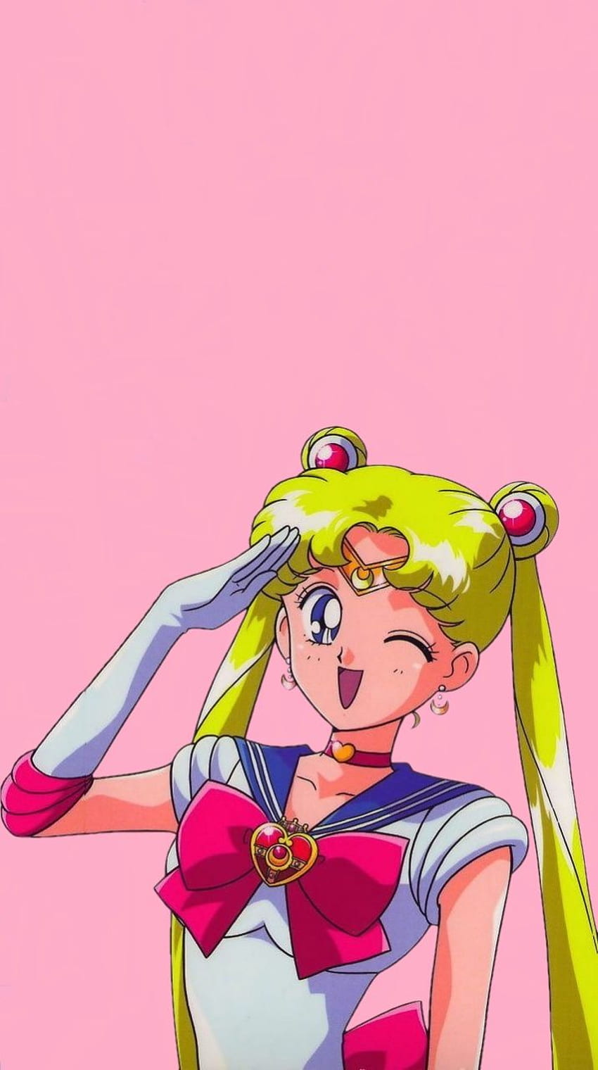 Telefon Sailor Moon. Czarodziejka z Księżyca, Czarodziejka z Księżyca, Czarodziejka z Księżyca, Czarodziejka z Księżyca z lat 90 Tapeta na telefon HD
