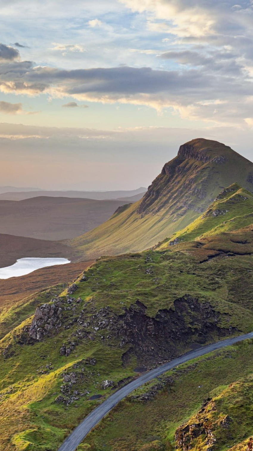 Isle Of Skye Phone, шотландски планини HD тапет за телефон