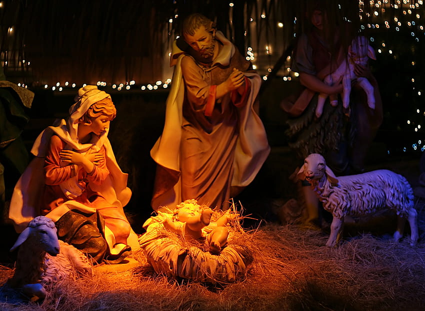 Birth of Jesus, hope, christmas, birth HD wallpaper