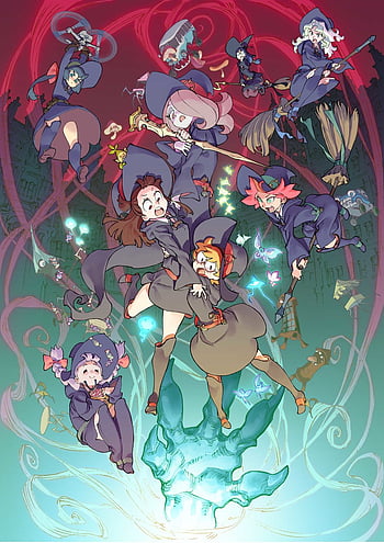 Anime Little Witch Academia Akko Kagari Amanda O'Neill Atsuko Kagari Diana  Cavendish Lotte Yanson Sucy Manbavaran (1080x1920) Mobile W…