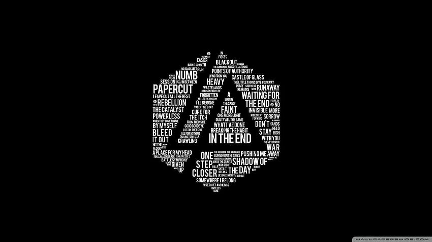 Linkin Park Logo, Estoque papel de parede HD