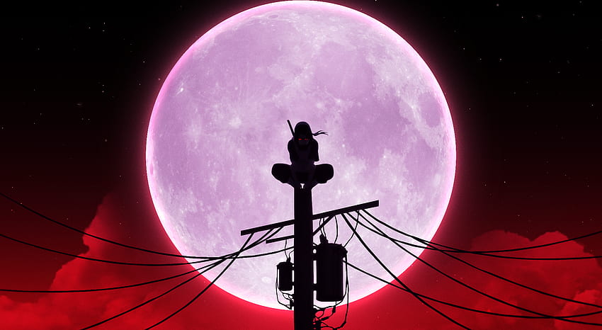 Blood Moon Itachi - anime live [ ] HD wallpaper