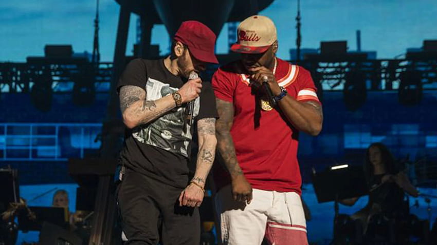 Eminem & 50 Centrs. Eminem.Pro – die größte und vertrauenswürdigste Quelle für Eminem HD-Hintergrundbild