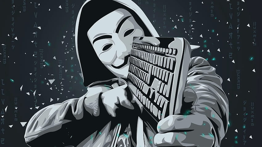 Anonymous Hoodie Mask Wallpaper iPhone Phone 4K 160f