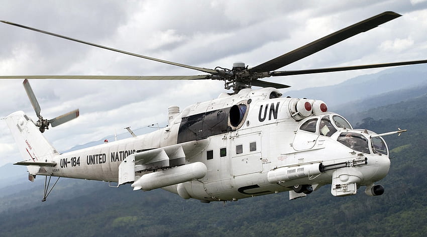 Helicóptero Apache UN-184, Apache, UN-184, Militar, Helicóptero papel de parede HD