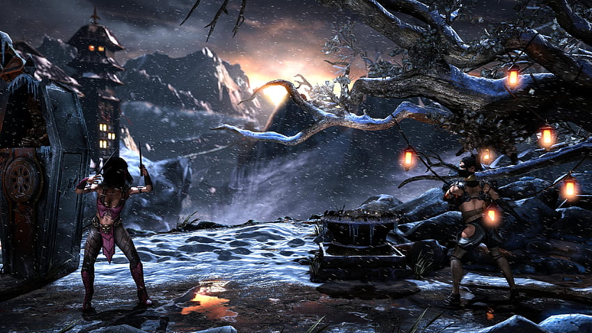 Mileena vs Kitana : MortalKombat, Mortal Kombat II HD wallpaper