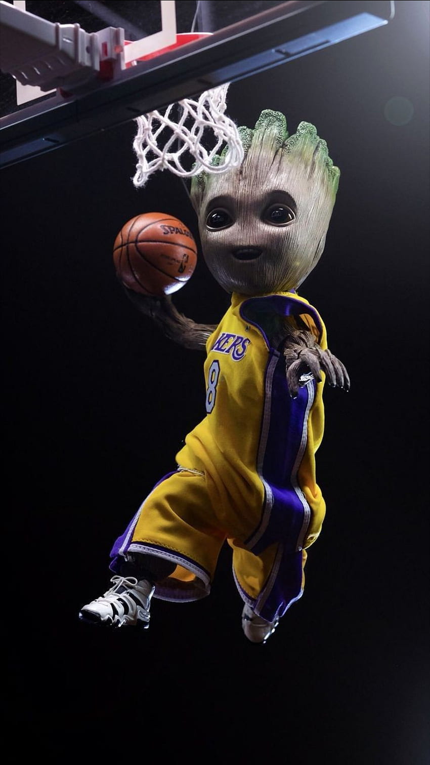LA Lakers, Ball, Dunk, Basketball, Grooth HD-Handy-Hintergrundbild