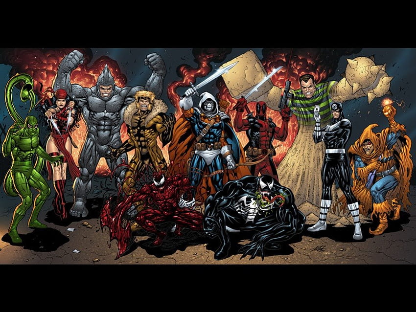 Marvel Kötü Adamları, Marvel, Kötü Adamlar, Süper Kahramanlar, Çizgi Romanlar HD duvar kağıdı
