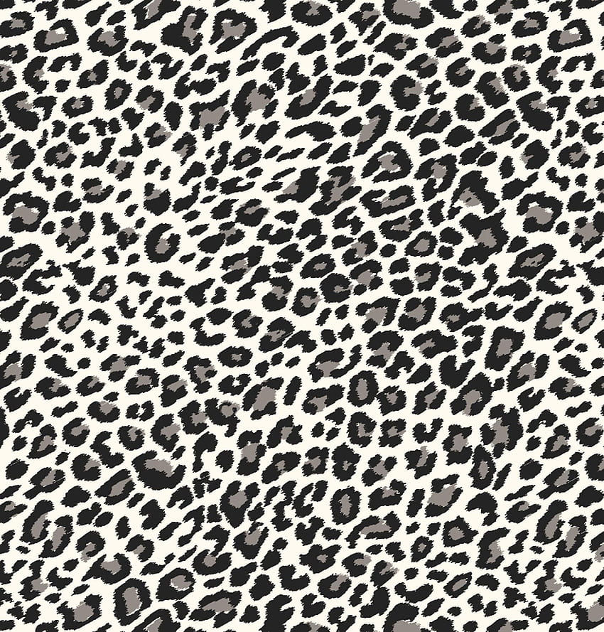 Черен леопардов принт (Страница 1), леопардов черен и бял HD тапет за телефон